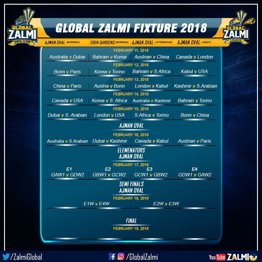 zalmi fixtures